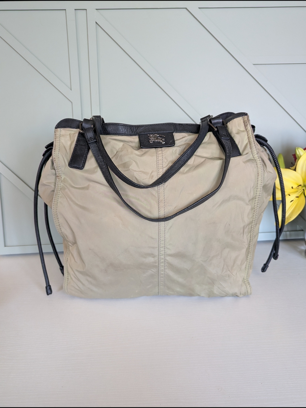 Burberry Buckleigh Nylon Packable Tote Bag